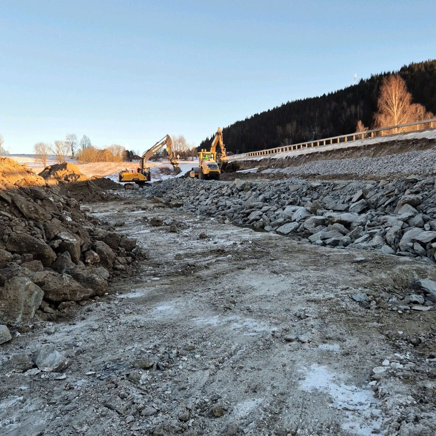 Gang og sykkelvei i Stod